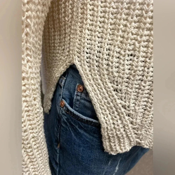 💥HOST PICK💥 Eileen Fisher V Neck Organic Cotton Sweater Size Small - Picture 7 of 10